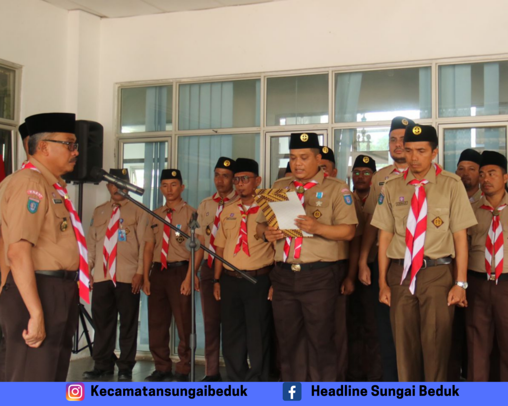 Pelantikan Pengurus Kwartir Ranting Pramuka Sungai Beduk